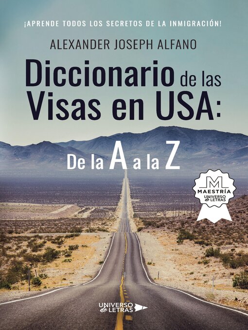 Title details for Diccionario de las Visas en USA by Alexander Joseph Alfano - Available